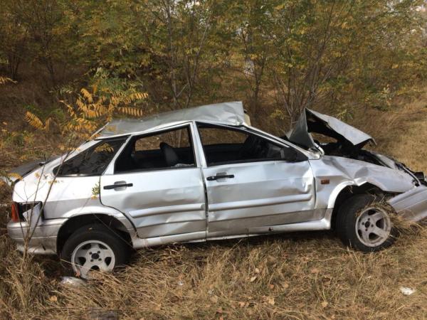 На Ставрополье по вине нетрезвого водителя перевернулась «четырнадцатая»